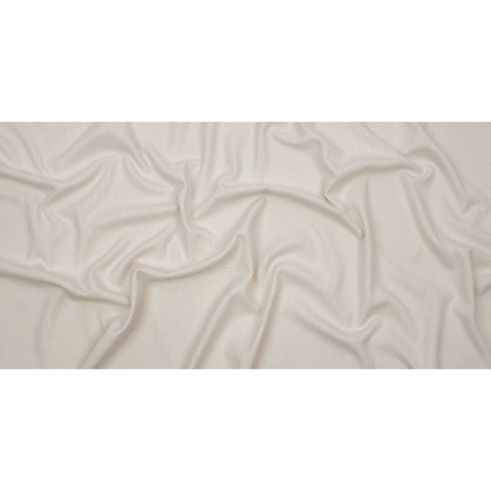Soft Textured Recycled Polyester Drapery Woven - Pearl - British Imported Full