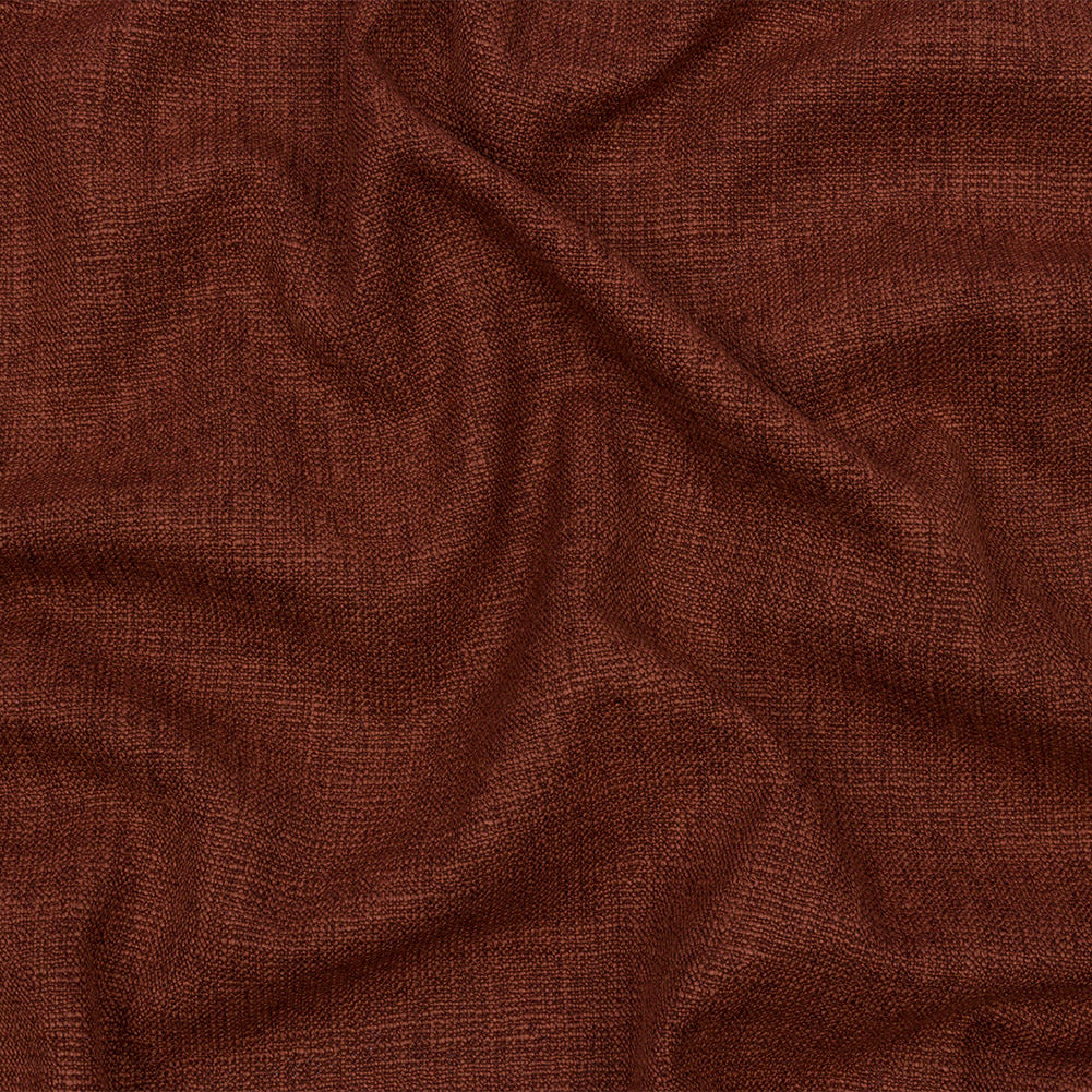 Soft Textured Recycled Polyester Drapery Woven - Saffron - British Imported