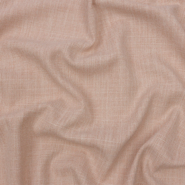 Soft Textured Recycled Polyester Drapery Woven - Shell - British Imported
