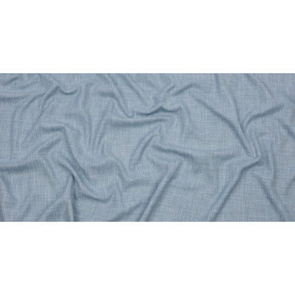 Soft Textured Recycled Polyester Drapery Woven - Sky - British Imported Full