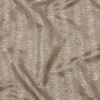 Satin-Faced Metallic Drapery Jacquard - Pebble Ikat Stripes - British Imported