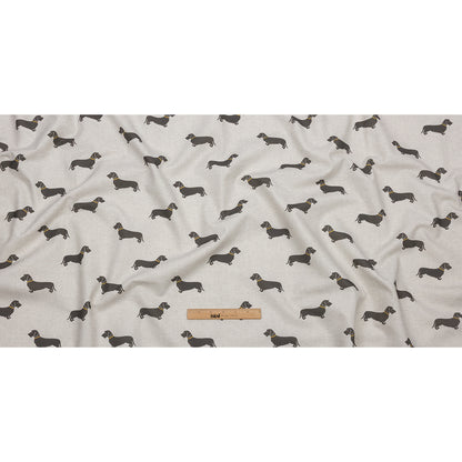 Cotton Canvas Print - Pebble Little Dogs - British Imported Full