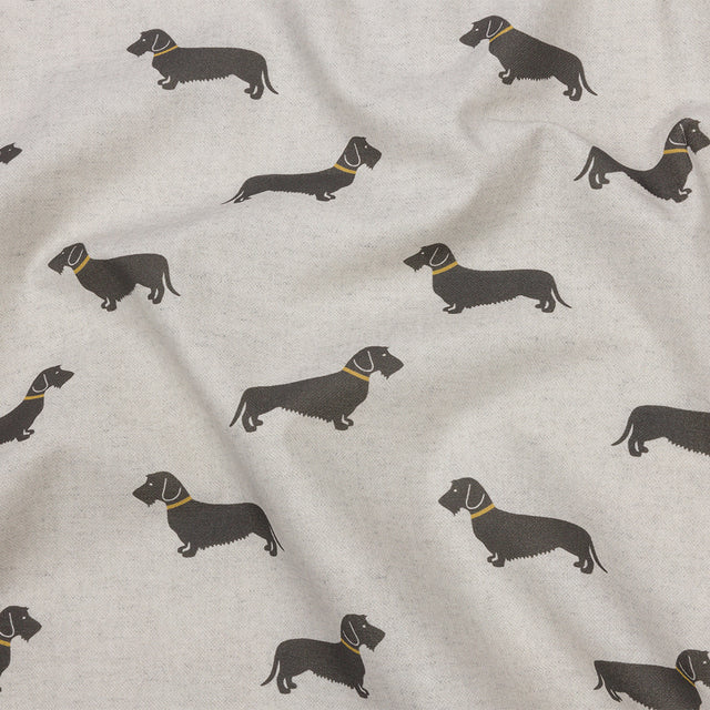 Cotton Canvas Print - Pebble Little Dogs - British Imported
