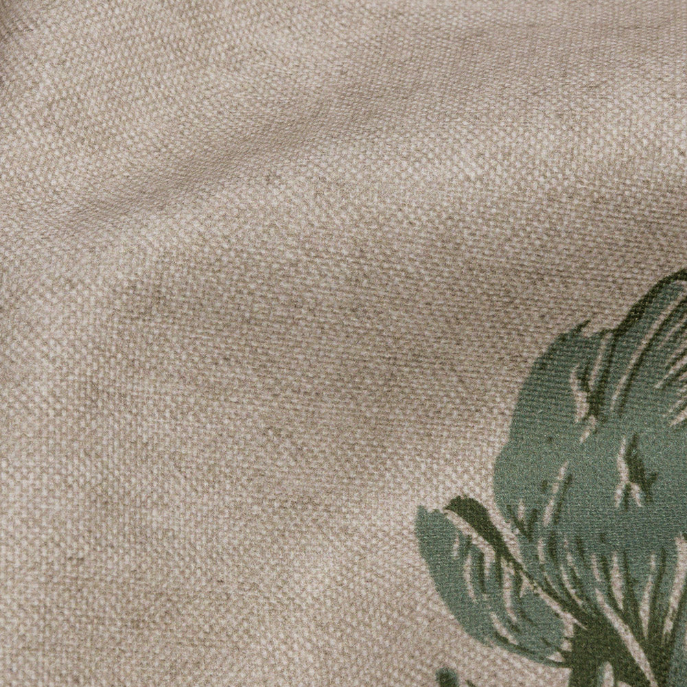 Cotton Canvas Print - Fern Artichokes - British Imported Detail