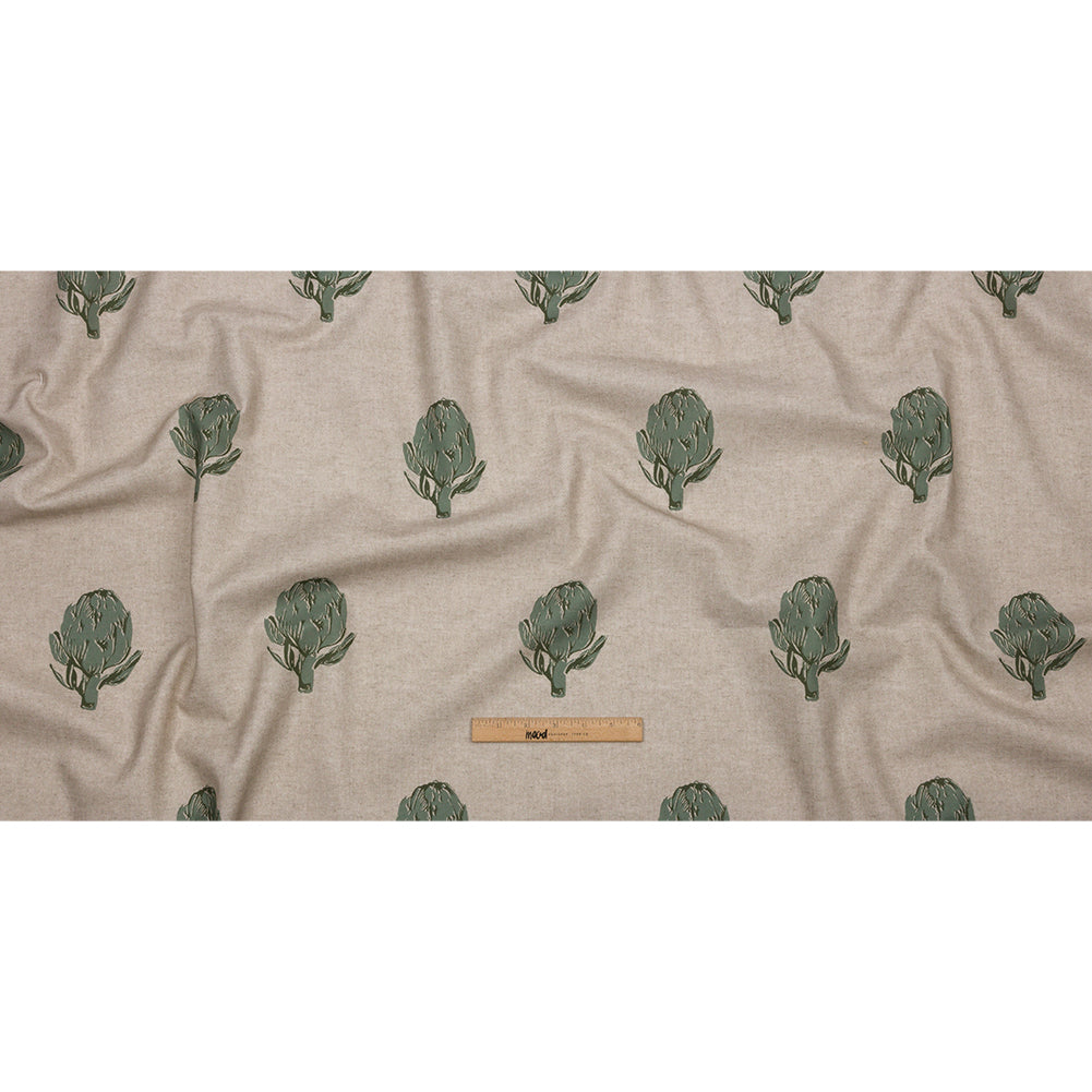 Cotton Canvas Print - Fern Artichokes - British Imported Full