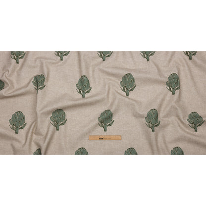 Cotton Canvas Print - Fern Artichokes - British Imported Full