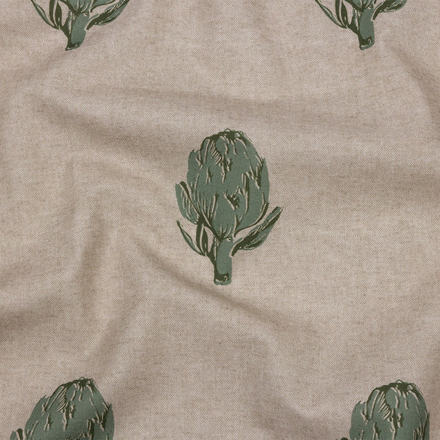 Cotton Canvas Print - Fern Artichokes - British Imported