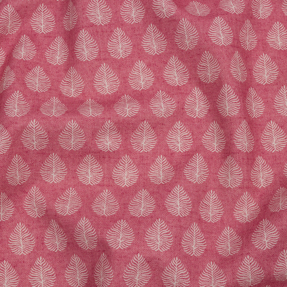 Cotton Canvas Print - Raspberry Leaves - British Imported