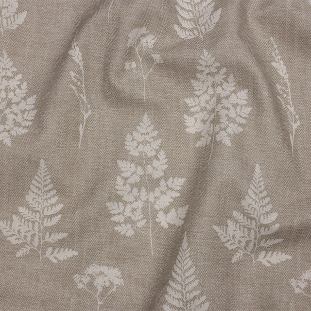 Cotton Canvas Print - Linen Botanical Silhouettes - British Imported