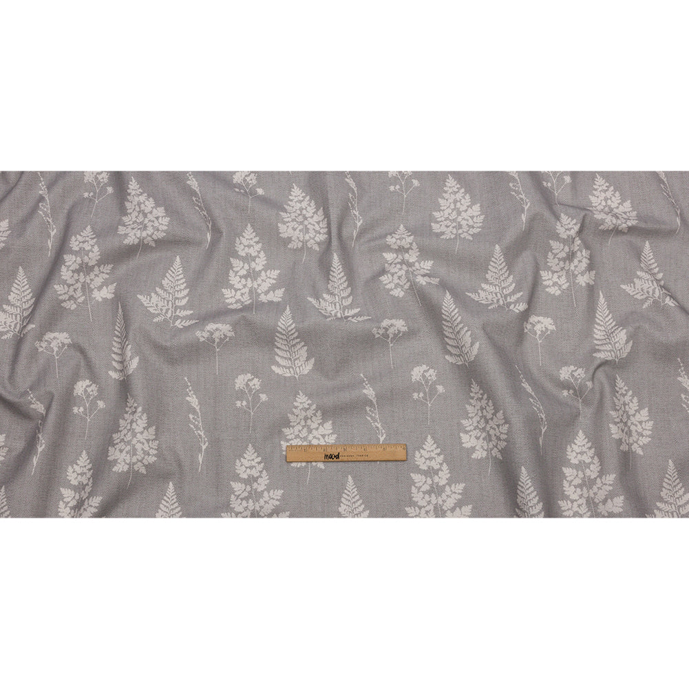 Cotton Canvas Print - Pebble Botanical Silhouettes - British Imported Full