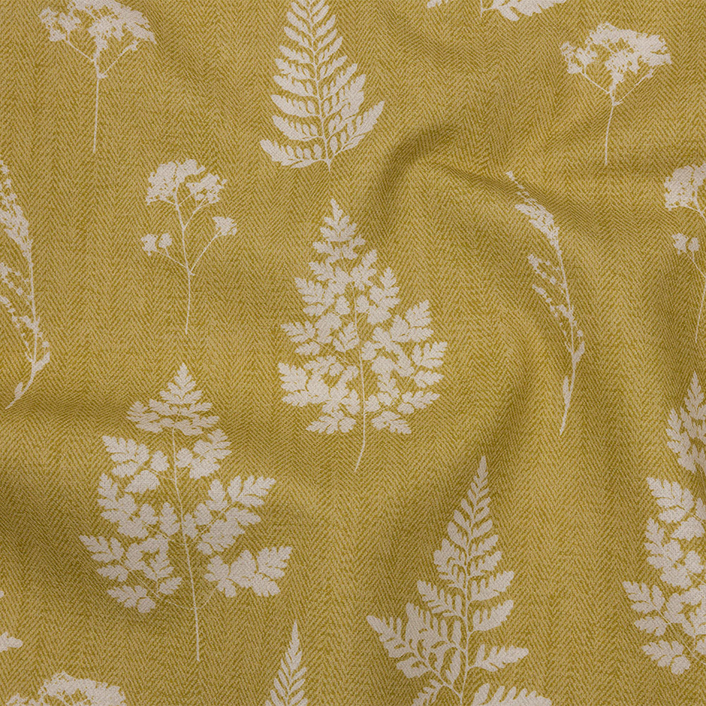 Cotton Canvas Print - Pollen Botanical Silhouettes - British Imported