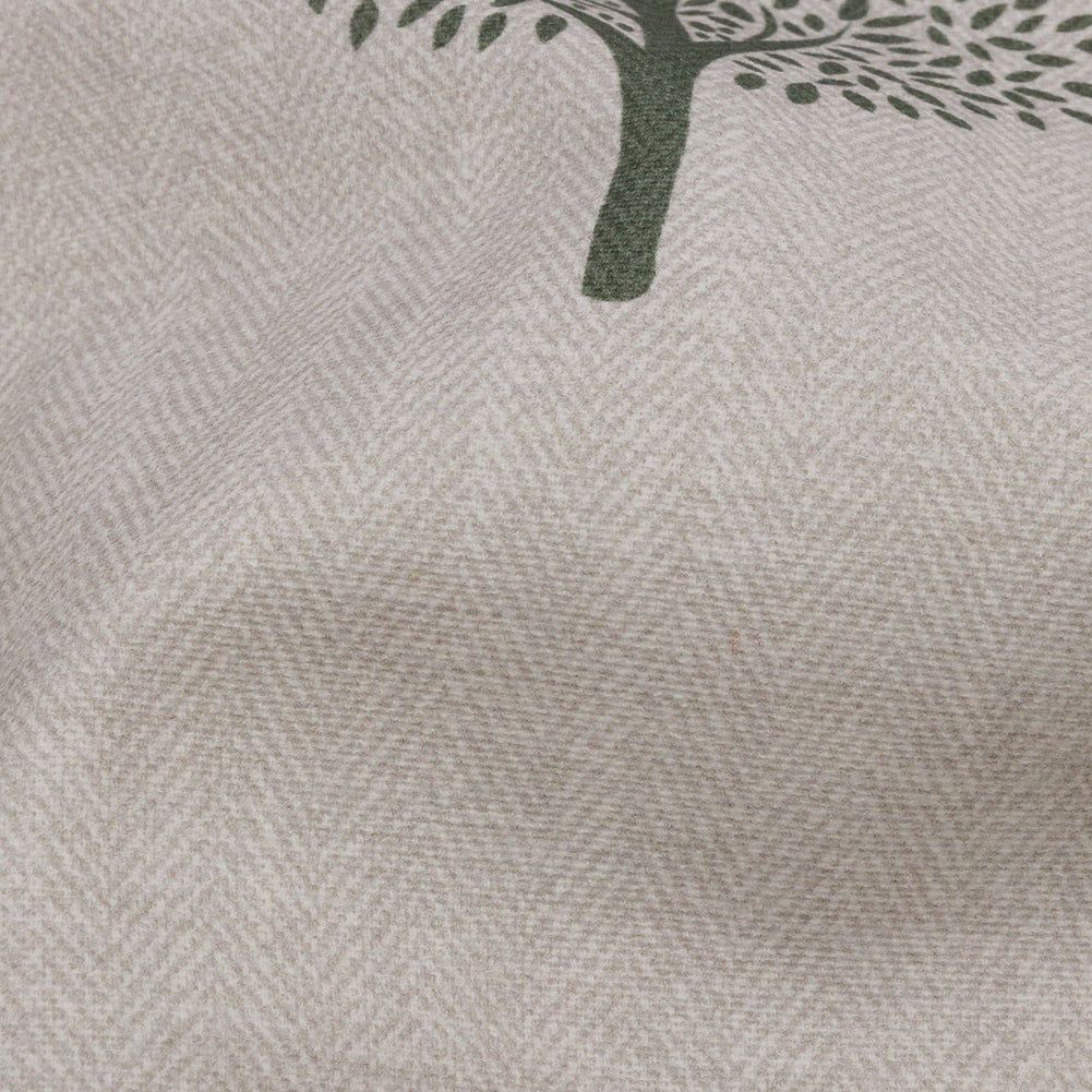 Cotton Canvas Print - Fern Yew Trees - British Imported Detail