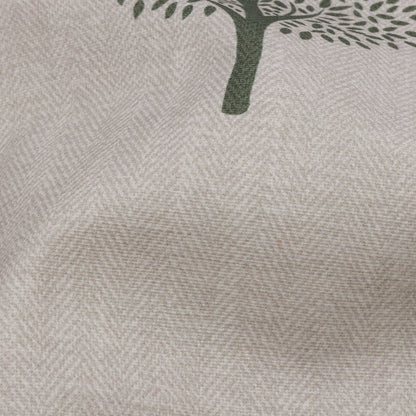 Cotton Canvas Print - Fern Yew Trees - British Imported Detail