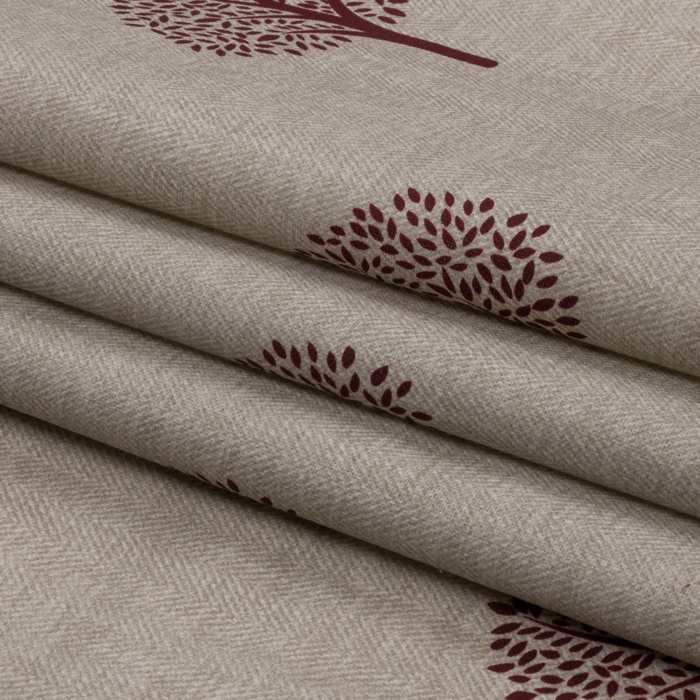 Cotton Canvas Print - Mulberry Yew Trees - British Imported Folded
