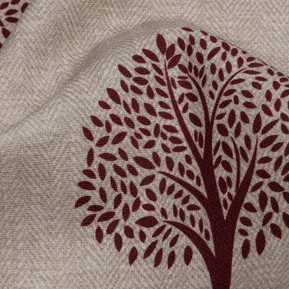Cotton Canvas Print - Mulberry Yew Trees - British Imported Detail