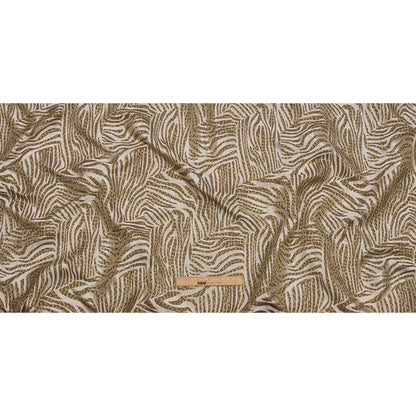 Drapery Jacquard - Jute Animal Stripes and Spots - British Imported Full