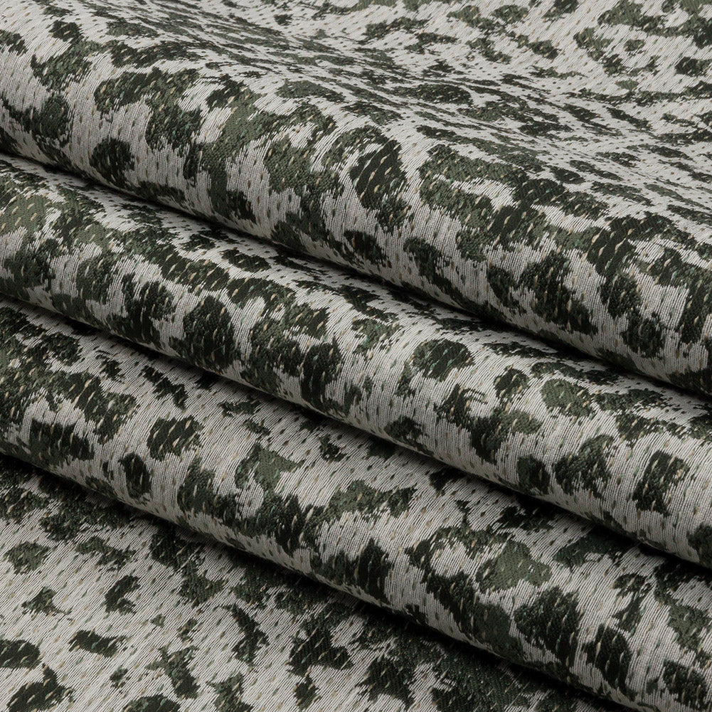 Drapery Jacquard - Fern Spectacular Spots - British Imported Folded