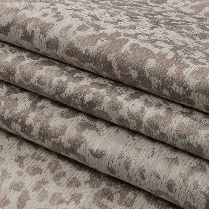 Drapery Jacquard - Smoke Spectacular Spots - British Imported Folded
