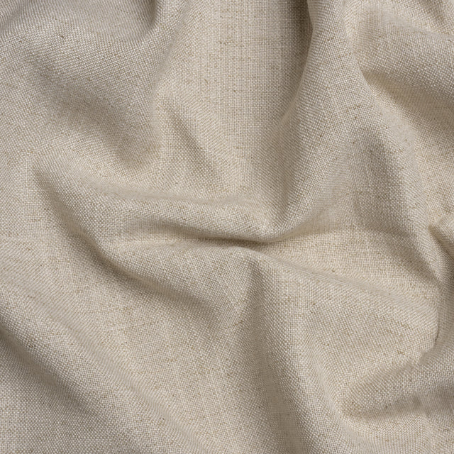 Linen, Viscose and Polyester Woven - Natural - British Imported