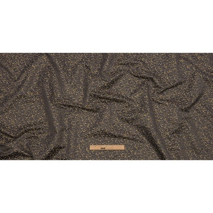 Metallic Drapery Jacquard - Ebony Speckled - British Imported Full