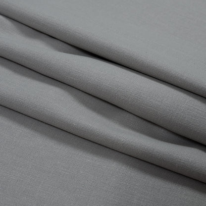 British Silver Soft Cotton and Polyester Canvas Folded