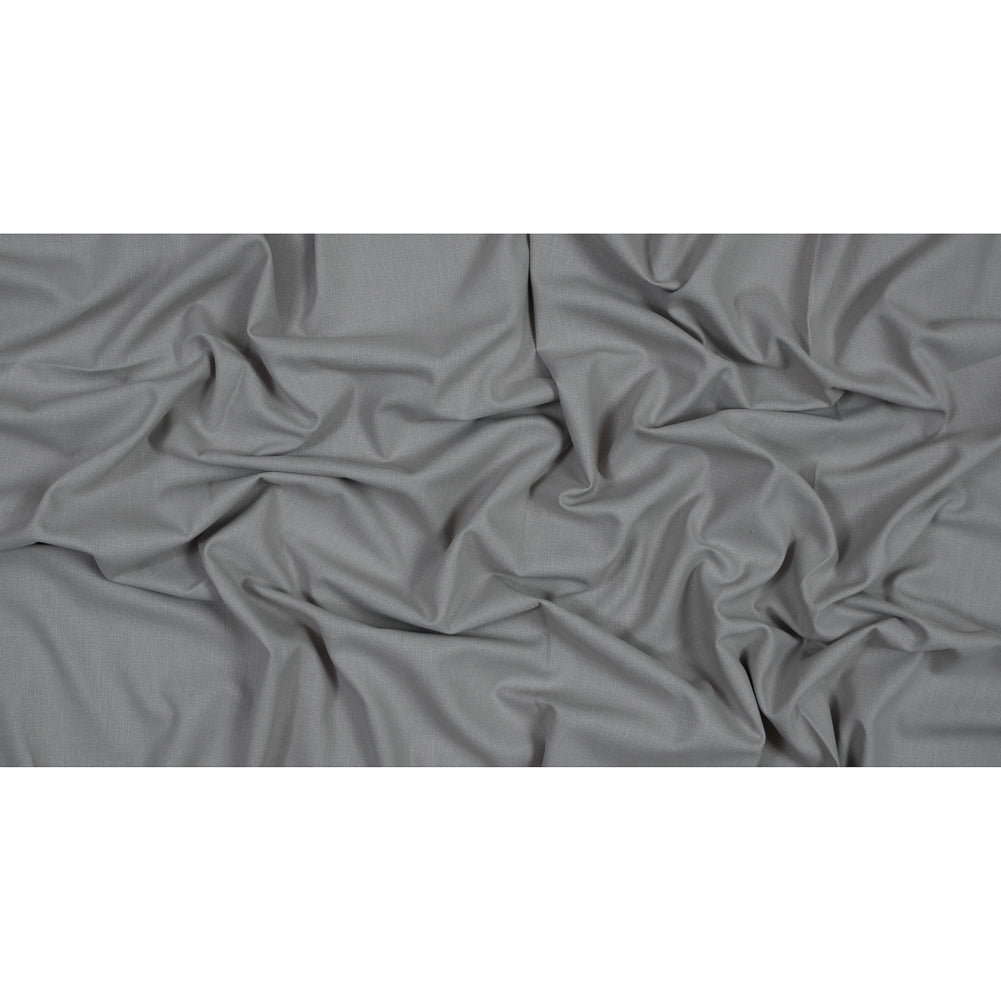 British Silver Soft Cotton and Polyester Canvas Full