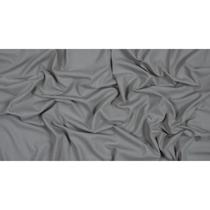 British Silver Soft Cotton and Polyester Canvas Full