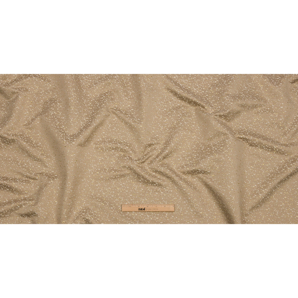 Metallic Drapery Jacquard - Sand Speckled - British Imported Full