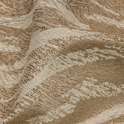 Drapery Jacquard - Jute Tiger Stripes - British Imported Detail