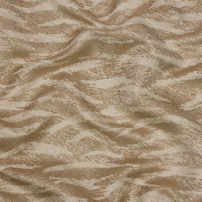 Drapery Jacquard - Jute Tiger Stripes - British Imported
