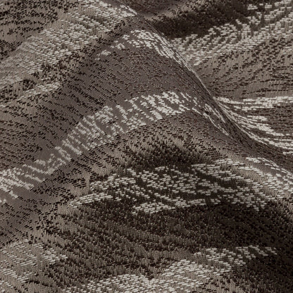 Drapery Jacquard - Slate Tiger Stripes - British Imported Detail