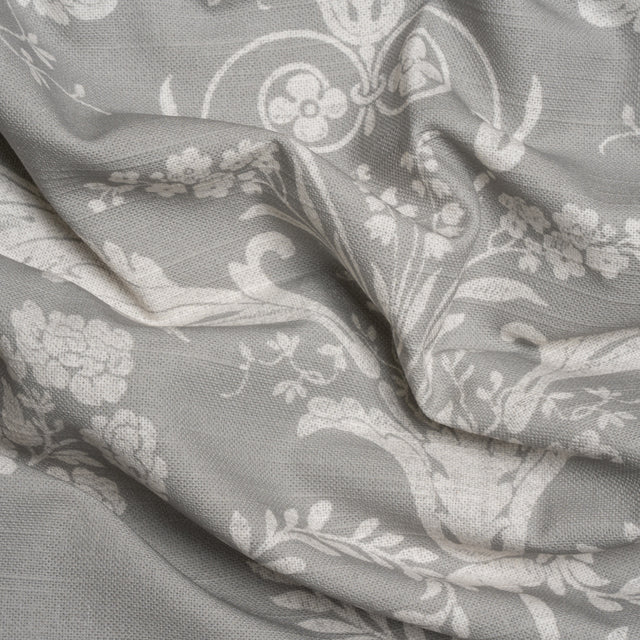 Cotton Canvas Print - Steel Scrolls and Leaves - British Imported