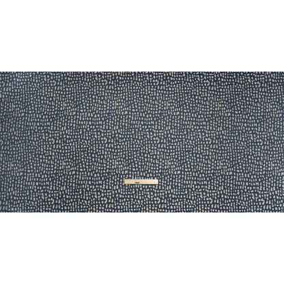 Metallic Drapery Jacquard - Ink Spotted Abstract - British Imported Full