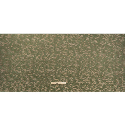 Metallic Drapery Jacquard - Olive Spotted Abstract - British Imported Full