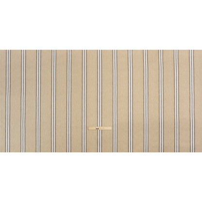 Cotton and Polyester Drapery Twill - Fawn Striped - British Imported Full