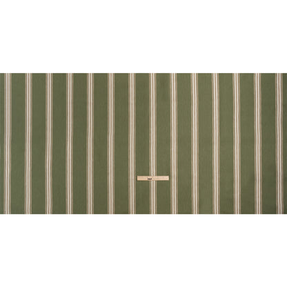 Cotton and Polyester Drapery Twill - Spruce Striped - British Imported Full