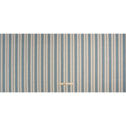 Polyester and Cotton Twill - Denim Herringbone Stripes - British Imported Full