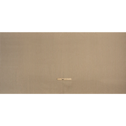 Cotton and Polyester Woven - Flax Tactile Chalk Stripes - British Imported Full