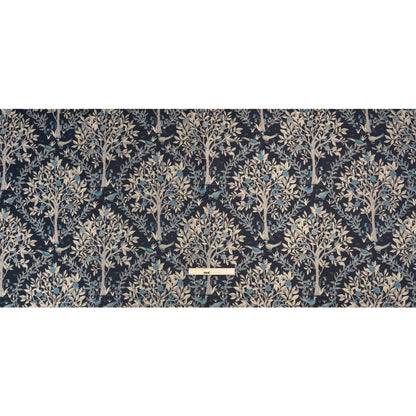 Drapery Jacquard - Ink Pheasants in the Orchard - British Imported Full