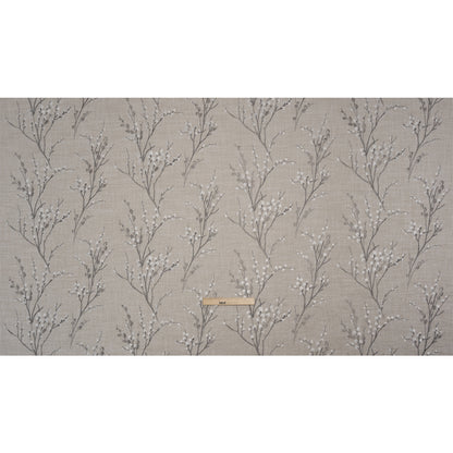 Embroidered Drapery Woven - Steel Prairie Willow - British Imported Full
