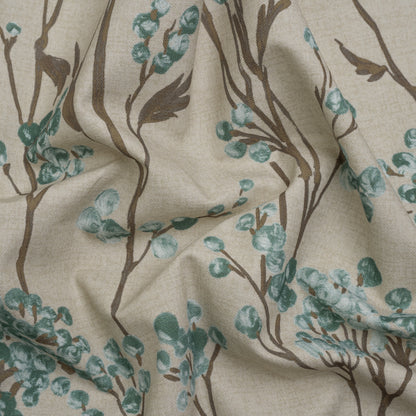 Cotton Canvas Print - Kingfisher Berry Stems - British Imported