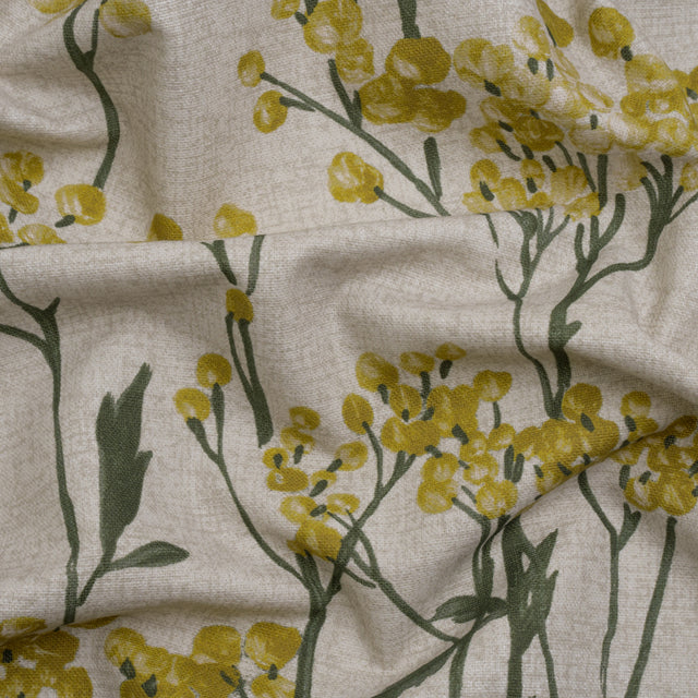 Cotton Canvas Print - Maize Berry Stems - British Imported