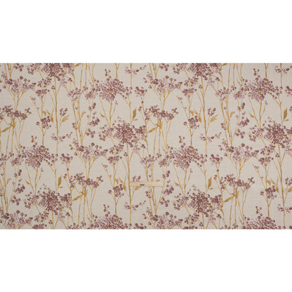 Cotton Canvas Print - Mulberry Berry Stems - British Imported Full
