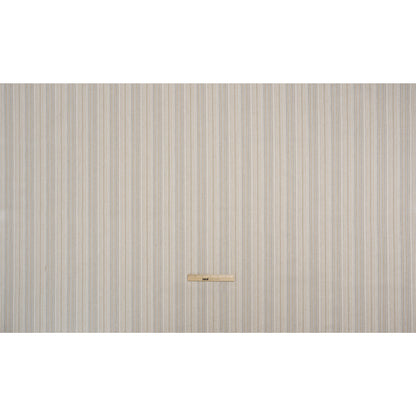 Polyester and Cotton Twill - Chambray Barcode Stripes - British Imported Full
