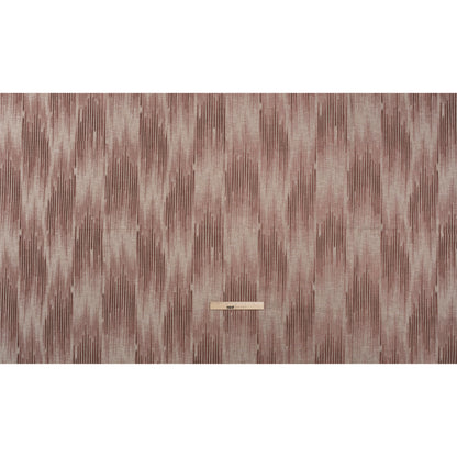 Drapery Jacquard - Mulberry Ikat Stripes - British Imported Full