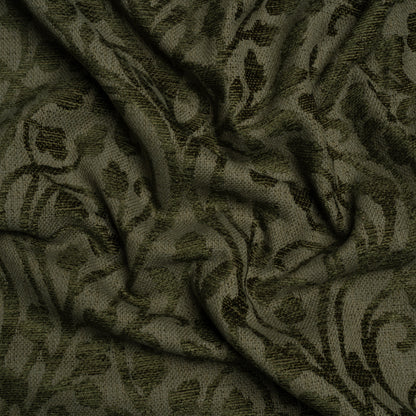 Drapery Chenille Jacquard - Pine Leafy Vines - British Imported