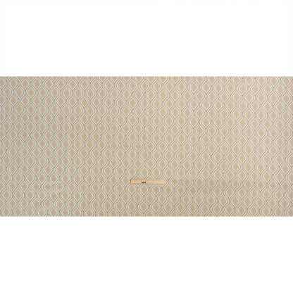 Cotton and Linen Canvas Print - Sand Leaf Motif - British Imported Full