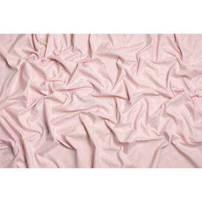 Slubbed Cotton and Polyester Woven - Blush - British Imported Full