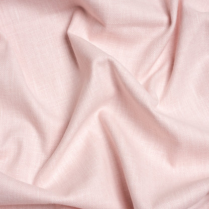 Slubbed Cotton and Polyester Woven - Blush - British Imported