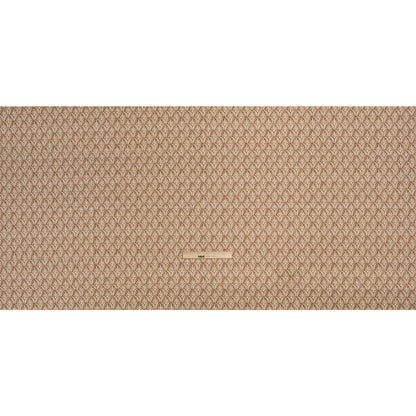 Cotton and Linen Canvas Print - Bronze Floral Arches - British Imported Full